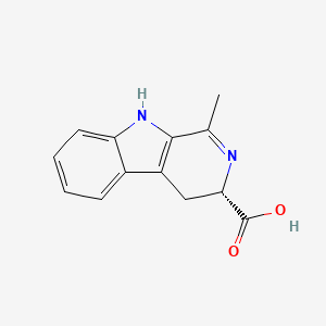 molecular formula C13H12N2O2 B1497408 (S)-1-methyl-4,9-dihydro-3H-pyrido[3,4-b]indole-3-carboxylic acid CAS No. 39537-10-5