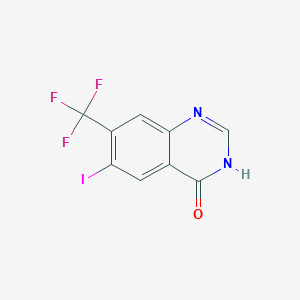 6-Iodo-7-(trifluoromethyl)quinazolin-4-ol