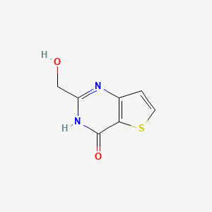molecular formula C7H6N2O2S B1497421 2-(Hydroxymethyl)thieno[3,2-d]pyrimidin-4(3H)-one CAS No. 1155535-46-8