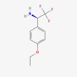 (1R)-1-(4-ethoxyphenyl)-2,2,2-trifluoroethan-1-amine