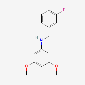 molecular formula C15H16FNO2 B1497438 N-(3-Fluorobenzyl)-3,5-dimethoxyaniline 