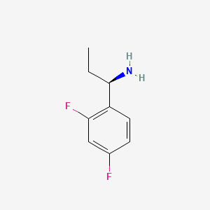 molecular formula C9H11F2N B1497440 (R)-1-(2,4-Difluorophenyl)propan-1-amine 