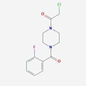 2-Chloro-1-[4-(2-fluoro-benzoyl)-piperazin-1-yl]-ethanone