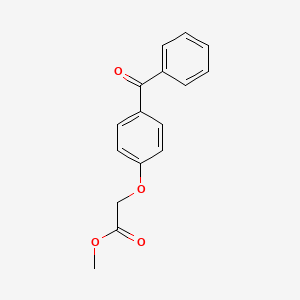 molecular formula C16H14O4 B1497442 Methyl 2-(4-benzoylphenoxy)acetate 