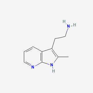 molecular formula C10H13N3 B1497444 1H-Pyrrolo[2,3-B]pyridine-3-ethanamine, 2-methyl- CAS No. 4404-12-0