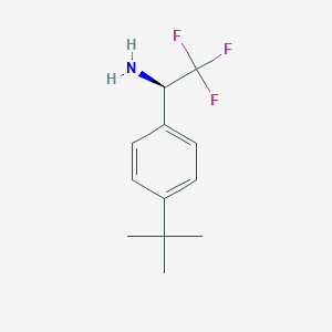 (1R)-1-[4-(Tert-butyl)phenyl]-2,2,2-trifluoroethylamine