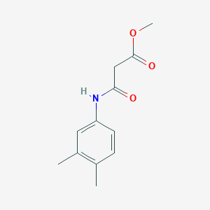 molecular formula C12H15NO3 B1497454 Methyl 3-(3,4-dimethylanilino)-3-oxopropanoate CAS No. 827029-15-2