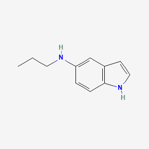 molecular formula C11H14N2 B1497455 1H-Indol-5-amine, N-propyl- 