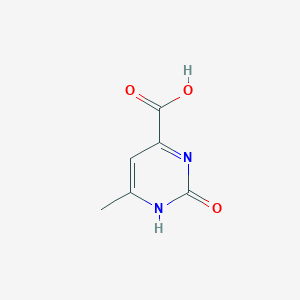 molecular formula C6H6N2O3 B1497468 2-羟基-6-甲基嘧啶-4-羧酸 CAS No. 89640-83-5