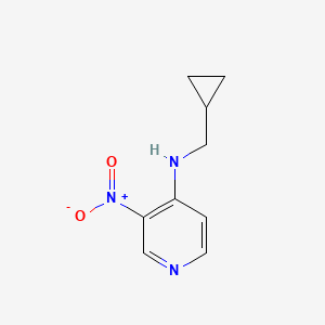 N-(cyclopropylmethyl)-3-nitropyridin-4-amine