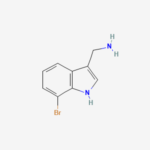 molecular formula C9H9BrN2 B1497481 (7-bromo-1H-indol-3-yl)methanamine CAS No. 887581-42-2