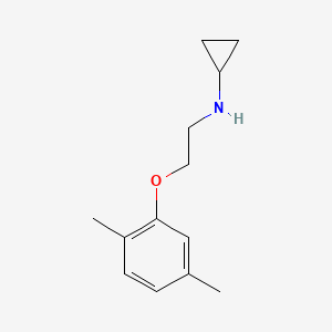 molecular formula C13H19NO B1497482 N-[2-(2,5-dimethylphenoxy)ethyl]cyclopropanamine 