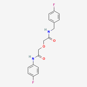 2-{2-[(4-fluorobenzyl)amino]-2-oxoethoxy}-N-(4-fluorophenyl)acetamide