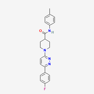 1-[6-(4-fluorophenyl)pyridazin-3-yl]-N-(4-methylphenyl)piperidine-4-carboxamide