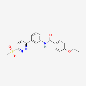 4-ethoxy-N-(3-(6-(methylsulfonyl)pyridazin-3-yl)phenyl)benzamide