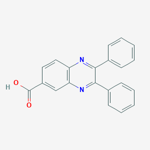molecular formula C21H14N2O2 B014975 2,3-二苯基喹喔啉-6-甲酸 CAS No. 32387-96-5