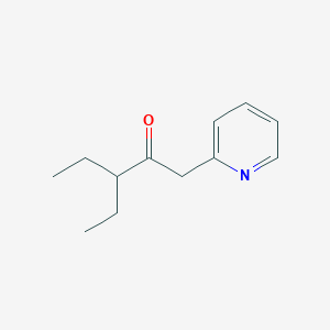 molecular formula C12H17NO B1497500 3-Ethyl-1-(pyridin-2-yl)pentan-2-one CAS No. 1039892-42-6