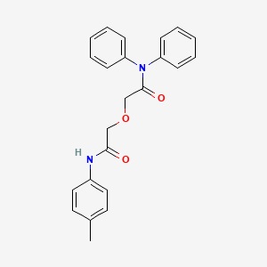 2-{2-[(4-methylphenyl)amino]-2-oxoethoxy}-N,N-diphenylacetamide