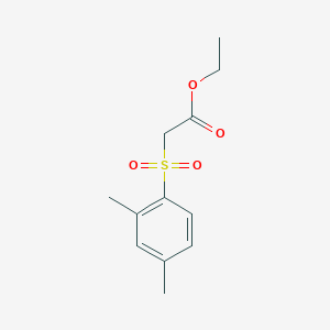 molecular formula C12H16O4S B1497501 2-[(2,4-Dimethylphenyl)sulfonyl]acetic acid ethyl ester CAS No. 1037154-23-6