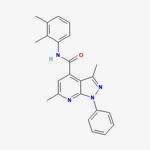 N-(2,3-dimethylphenyl)-3,6-dimethyl-1-phenyl-1H-pyrazolo[3,4-b]pyridine-4-carboxamide