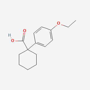 molecular formula C15H20O3 B1497508 1-(4-Ethoxyphenyl)cyclohexanecarboxylic acid 