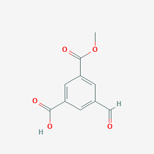 molecular formula C10H8O5 B1497511 3-Formyl-5-(methoxycarbonyl)benzoic acid CAS No. 914220-93-2