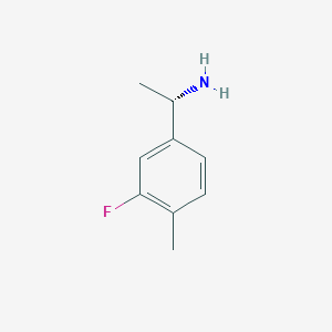 molecular formula C9H12FN B1497512 (1S)-1-(3-Fluoro-4-methylphenyl)ethylamine 
