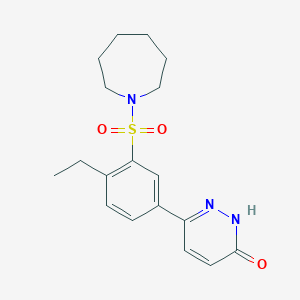 6-[3-(azepan-1-ylsulfonyl)-4-ethylphenyl]pyridazin-3(2H)-one