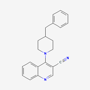 4-(4-Benzylpiperidin-1-yl)quinoline-3-carbonitrile