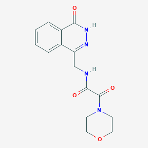 2-morpholino-2-oxo-N-((4-oxo-3,4-dihydrophthalazin-1-yl)methyl)acetamide