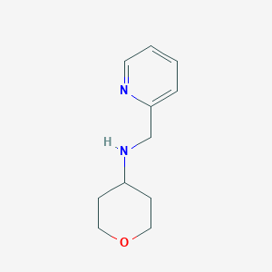 molecular formula C11H16N2O B1497527 吡啶-2-基甲基-(四氢-吡喃-4-基)-胺 CAS No. 885277-45-2