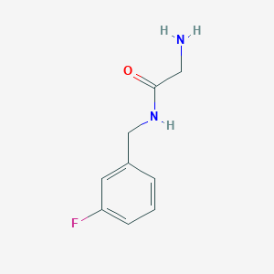 molecular formula C9H11FN2O B1497533 2-Amino-N-(3-fluoro-benzyl)-acetamide CAS No. 864273-31-4