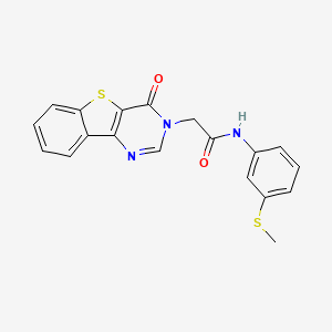 N-[3-(methylsulfanyl)phenyl]-2-(4-oxo[1]benzothieno[3,2-d]pyrimidin-3(4H)-yl)acetamide