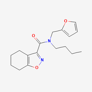 N-Butyl-N-[(furan-2-YL)methyl]-4,5,6,7-tetrahydro-1,2-benzoxazole-3-carboxamide