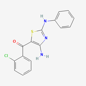 5-(2-Chlorobenzoyl)-N2-phenyl-1,3-thiazole-2,4-diamine