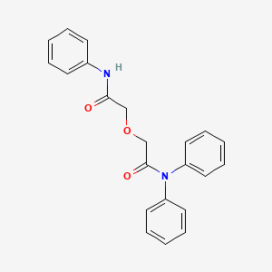 2-[2-oxo-2-(phenylamino)ethoxy]-N,N-diphenylacetamide