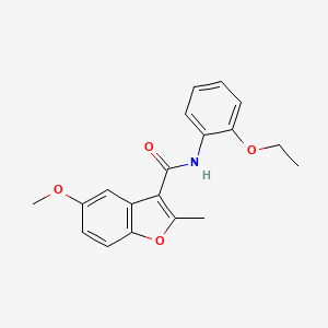 molecular formula C19H19NO4 B14975486 N-(2-ethoxyphenyl)-5-methoxy-2-methyl-1-benzofuran-3-carboxamide 