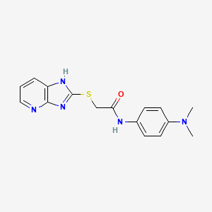 N-[4-(Dimethylamino)phenyl]-2-{3H-imidazo[4,5-B]pyridin-2-ylsulfanyl}acetamide