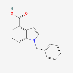 molecular formula C16H13NO2 B1497551 1-Benzyl-1H-indole-4-carboxylic acid CAS No. 860360-11-8