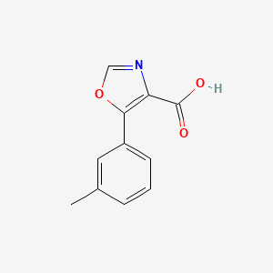 molecular formula C11H9NO3 B1497569 5-(间甲苯基)恶唑-4-羧酸 CAS No. 914220-25-0