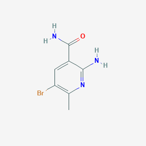 molecular formula C7H8BrN3O B1497572 2-Amino-5-bromo-6-methylnicotinamide CAS No. 1003711-26-9