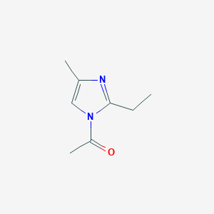 molecular formula C8H12N2O B1497583 1-(2-ethyl-4-methyl-1H-imidazol-1-yl)ethan-1-one CAS No. 26227-66-7