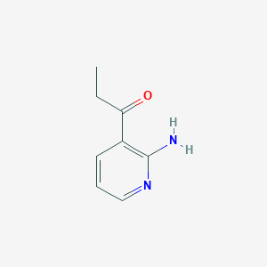 molecular formula C8H10N2O B1497585 1-(2-Aminopyridin-3-YL)propan-1-one 