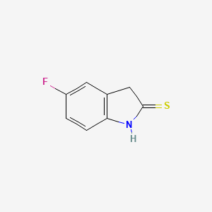 molecular formula C8H6FNS B1497588 5-Fluoro-1,3-dihydro-2H-indole-2-thione CAS No. 73425-13-5