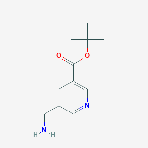 molecular formula C11H16N2O2 B1497593 Tert-butyl 5-(aminomethyl)nicotinate CAS No. 887579-76-2