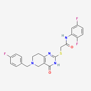 N-(2,5-difluorophenyl)-2-{[6-(4-fluorobenzyl)-4-oxo-3,4,5,6,7,8-hexahydropyrido[4,3-d]pyrimidin-2-yl]sulfanyl}acetamide