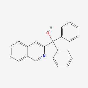 molecular formula C22H17NO B1497597 (Isoquinolin-3-yl)(diphenyl)methanol CAS No. 31283-25-7