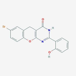 7-bromo-2-(2-hydroxyphenyl)-3H-chromeno[2,3-d]pyrimidin-4(5H)-one