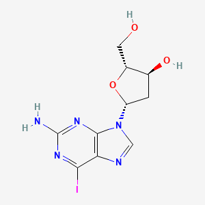 molecular formula C10H12IN5O3 B1497599 2-Amino-6-iodo-2'-deoxyguanosine CAS No. 354823-77-1