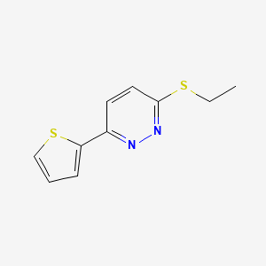 3-(Ethylsulfanyl)-6-(2-thienyl)pyridazine